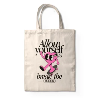 BREAK THE RULES TOTE BAG