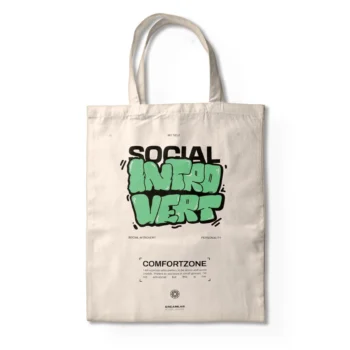 SOCIAL INTOVERT TOTE BAG